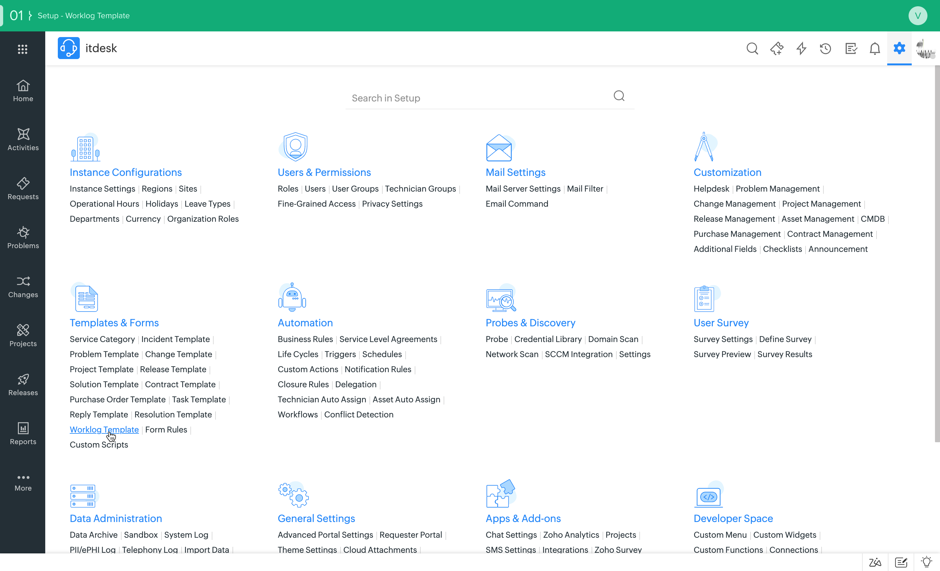 Servicedesk Plus Work Log ManageEngine ServiceDesk Plus