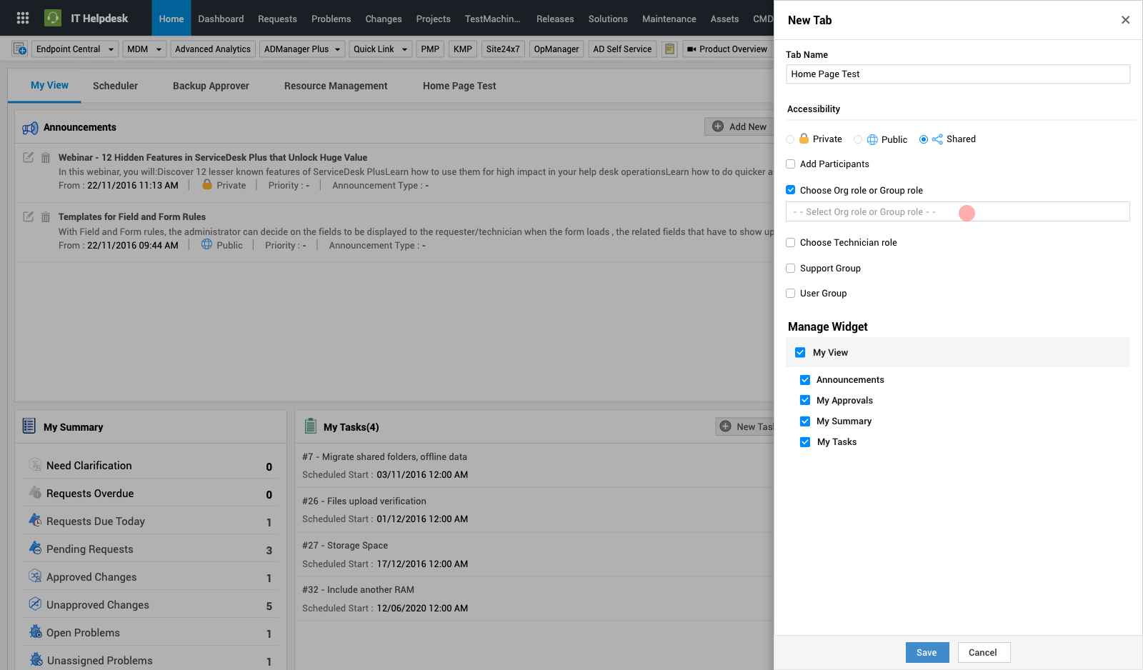 ManageEngine ServiceDesk Plus